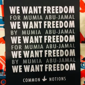 We Want Freedom: Hand Printed Poster